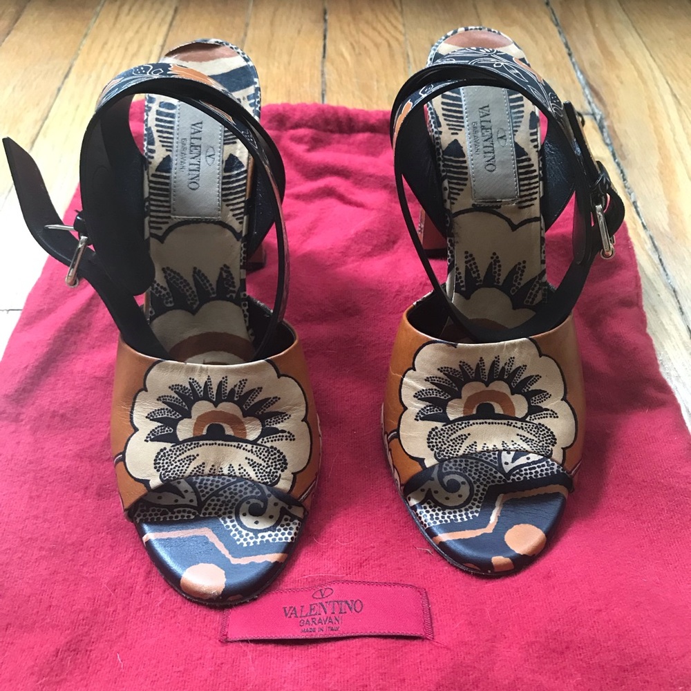 Valentino Printed Sandals